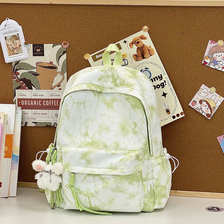 Trendy Tie-Dye Patterned Backpack Kalsten
