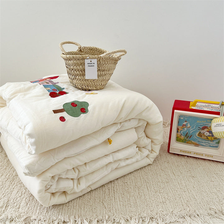 Unisex cuddly blanket with a cheerful animal motif Kalsten