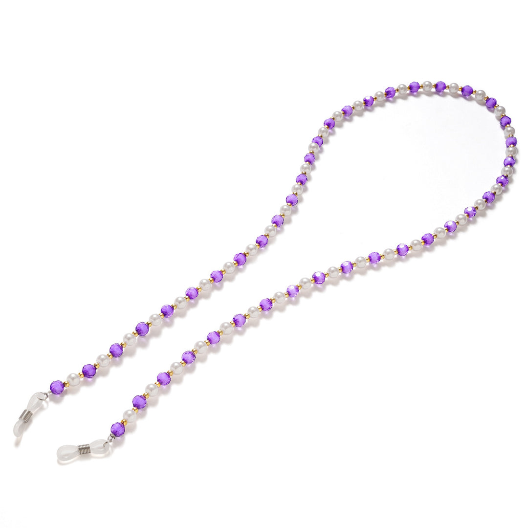 Elegant Pearl and Crystal Eyewear Chain kalsten