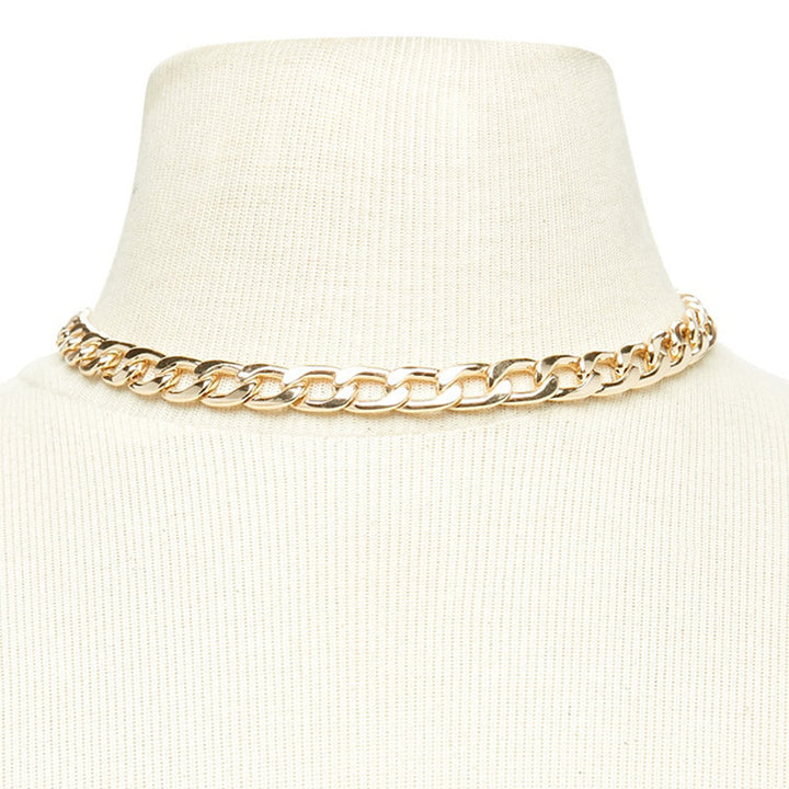 Statement Link Chain Necklace Kalsten