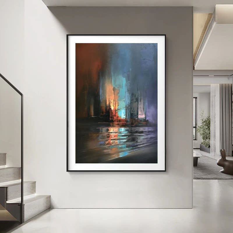 Abstract Impressionist Canvas Wall Art