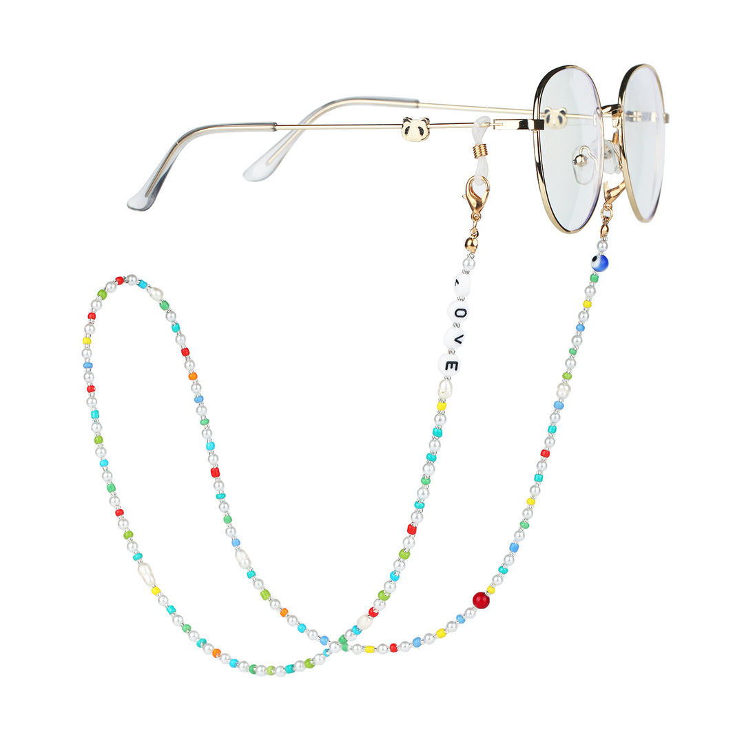 Fashionable glasses strap with colorful beads Kalsten