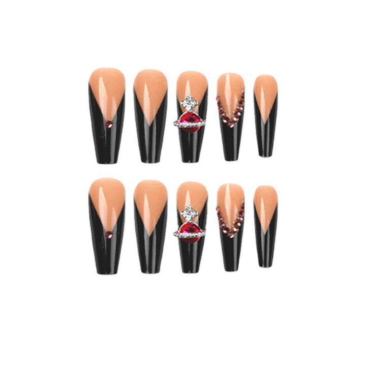 Artful Nail Art with Rhinestones and Shine Kalsten