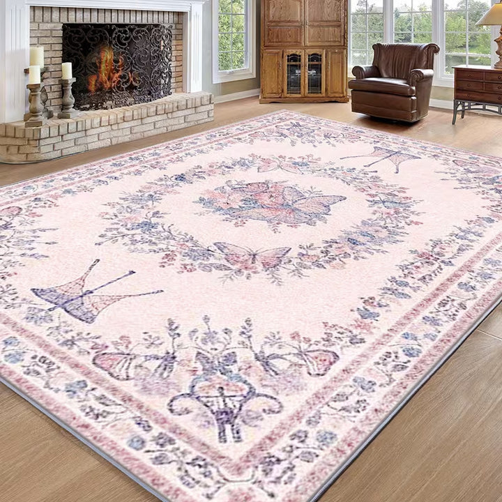 Elegant Floral Area Rug