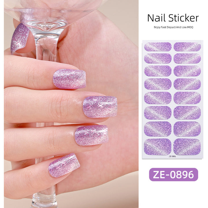 Ombre Glitter Nail Wraps