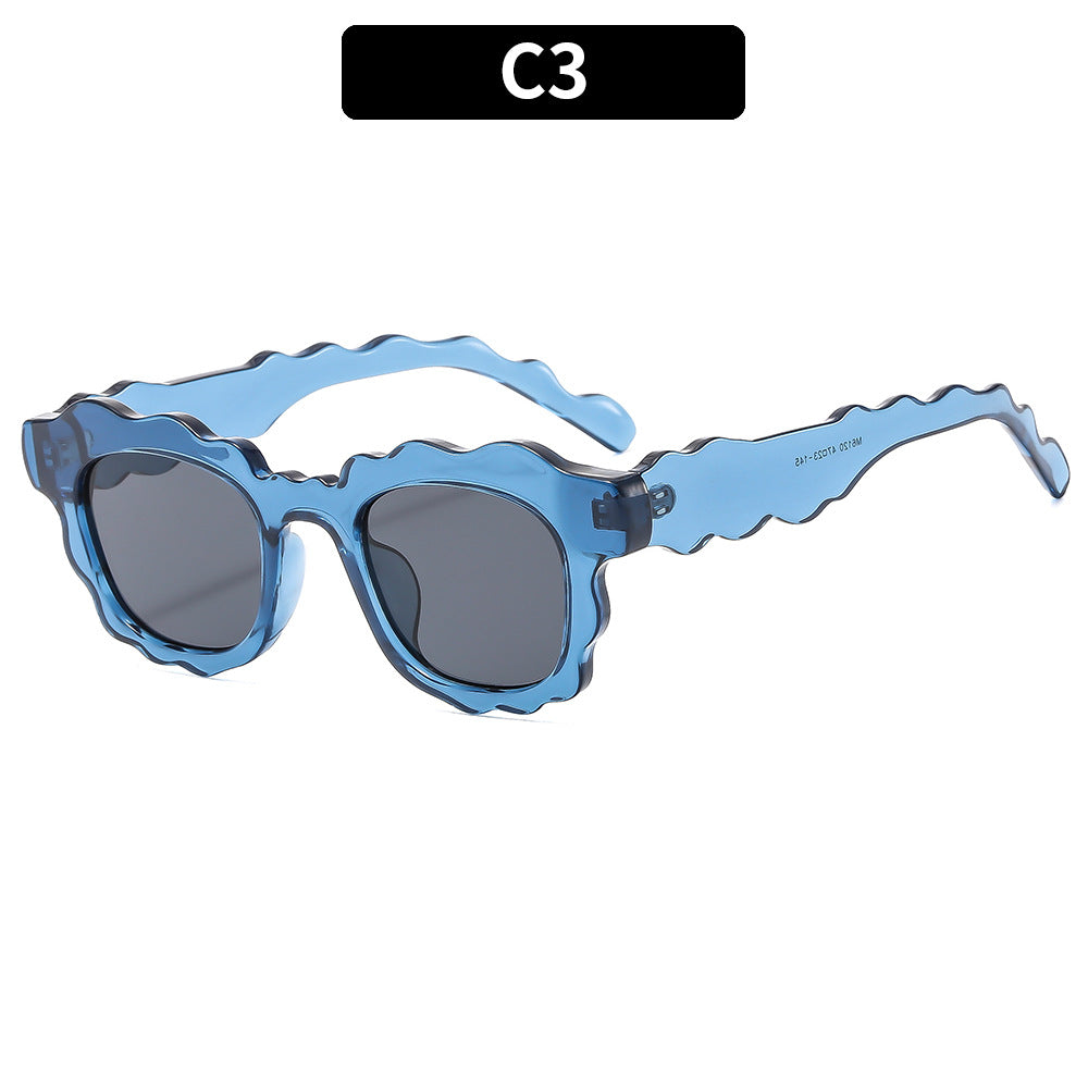 Artistic Wavy Frame Sunglasses
