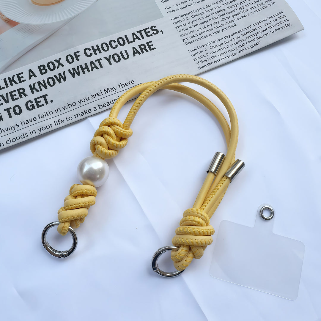 Elegant Braided Keyring Strap Kalsten