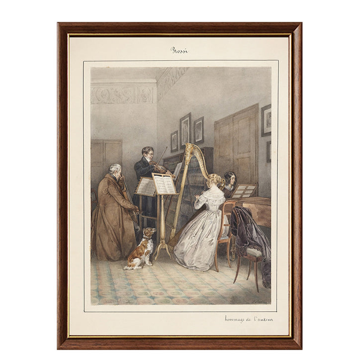 Classical Music-Themed Framed Art Print