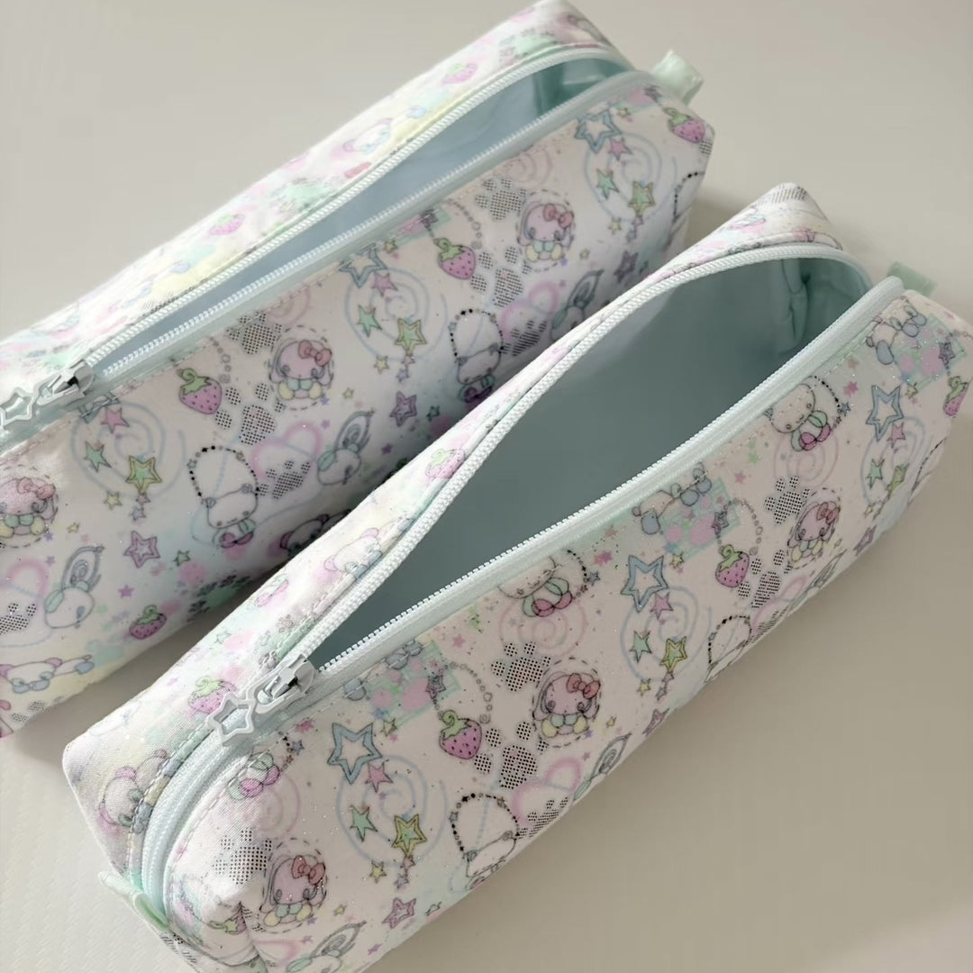 Stylish Character Print Pencil Case
