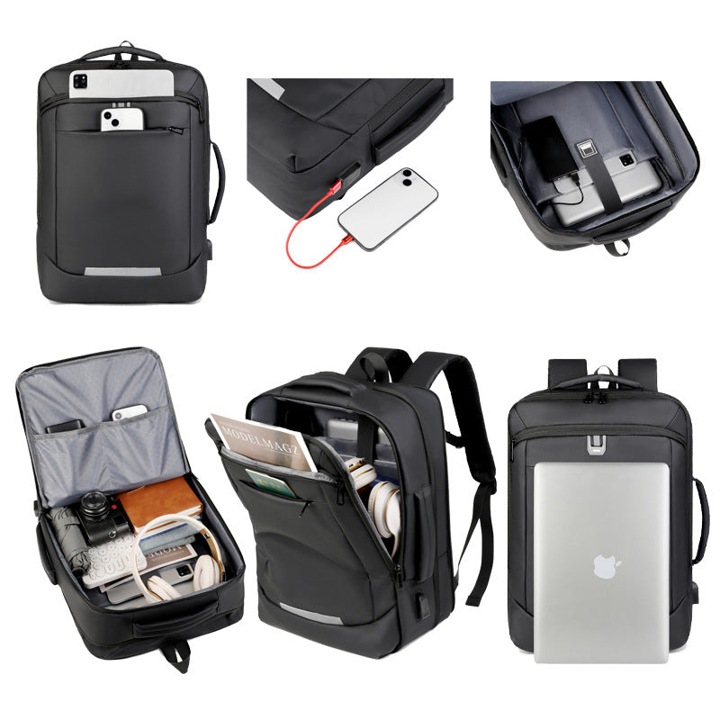 Multi-Compartment Modern Urban Backpack