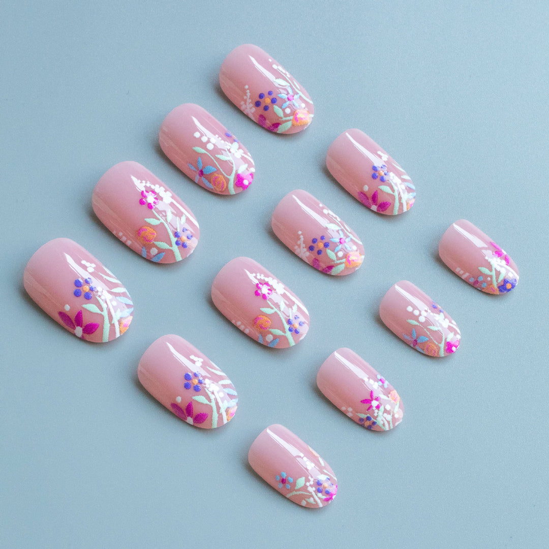 3D Floral Acrylic Nail Art Kit
