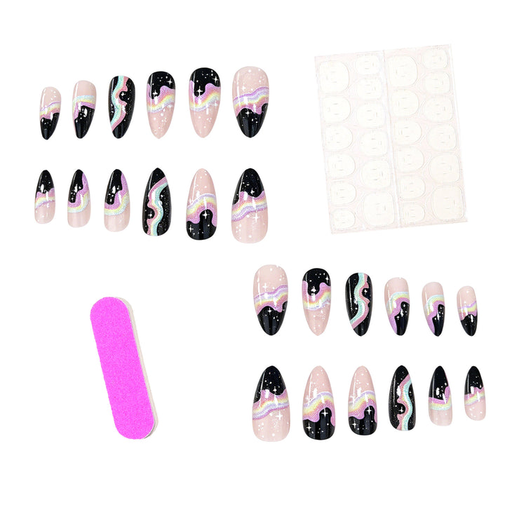 Cosmic Gradient Nail Art Enhancements Kalsten