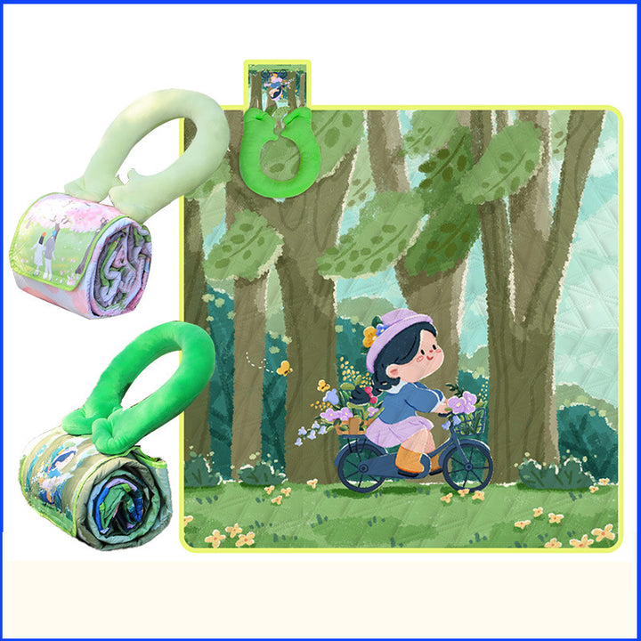 Illustrated Outdoor Picnic Mat Kalsten