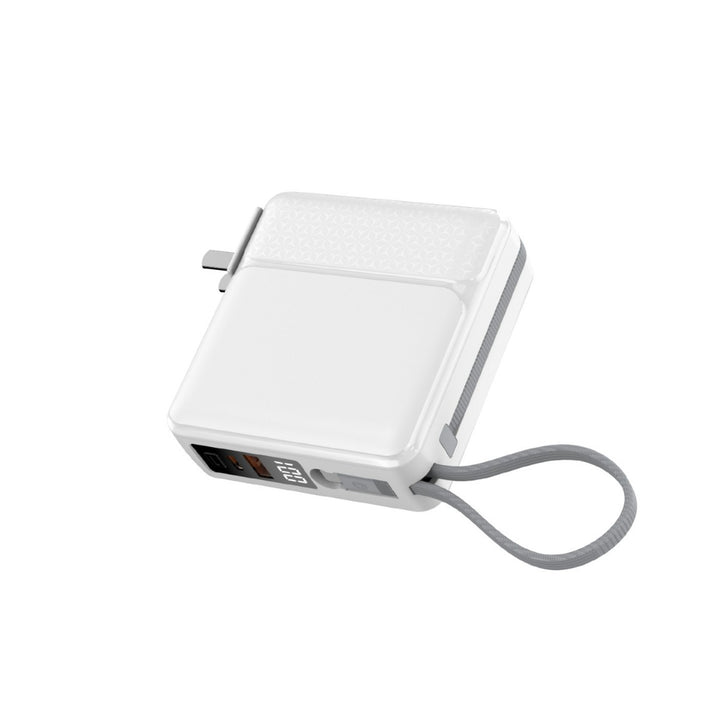 Compact quick-charge power bank with LCD display and integrated safety technology Kalsten