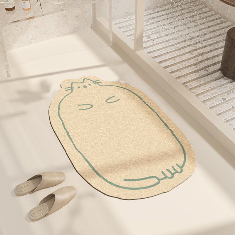 Round Bath Mat Kalsten