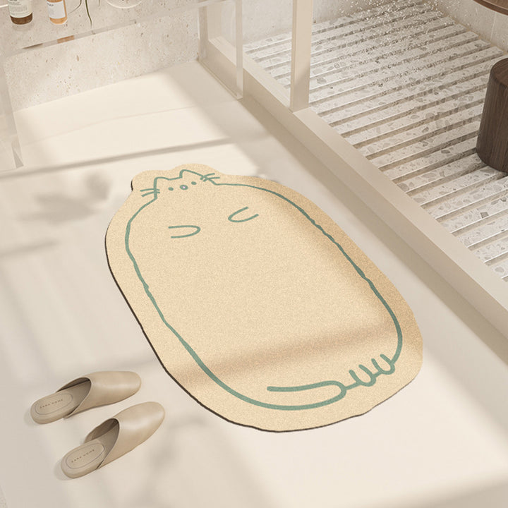 Round Bath Mat Kalsten