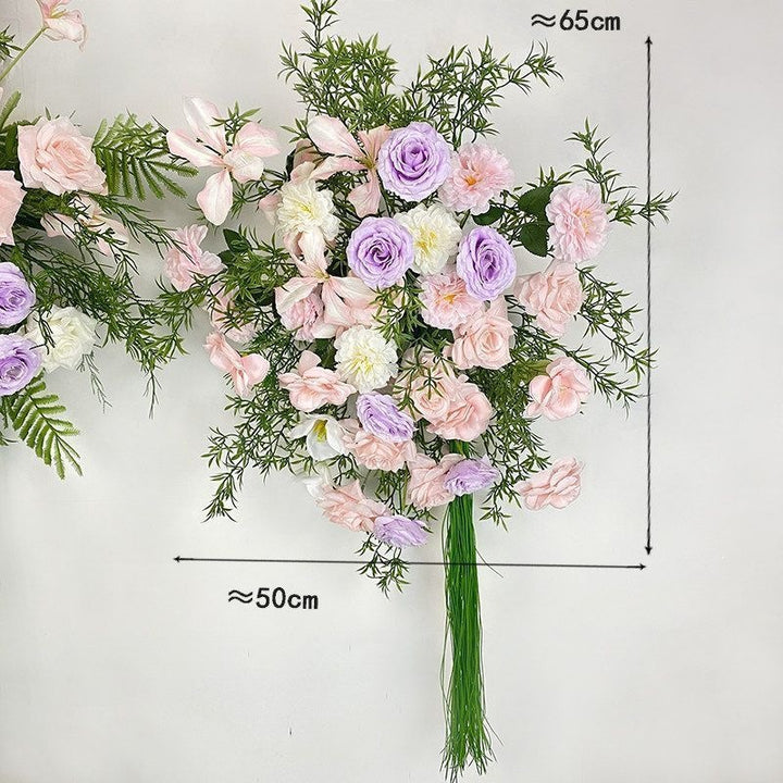 Lush Faux Floral Centerpiece Arrangement