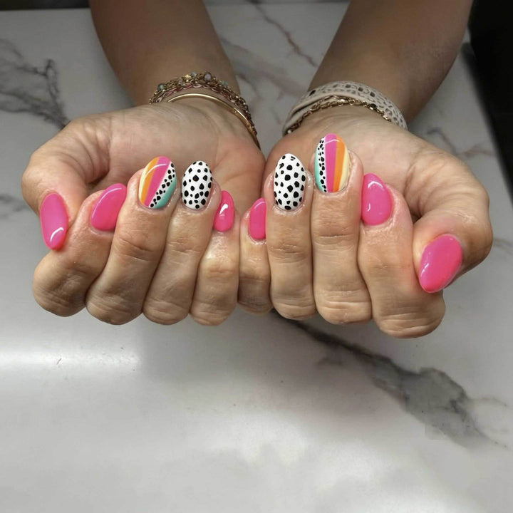 Creative Abstract Nail Art
