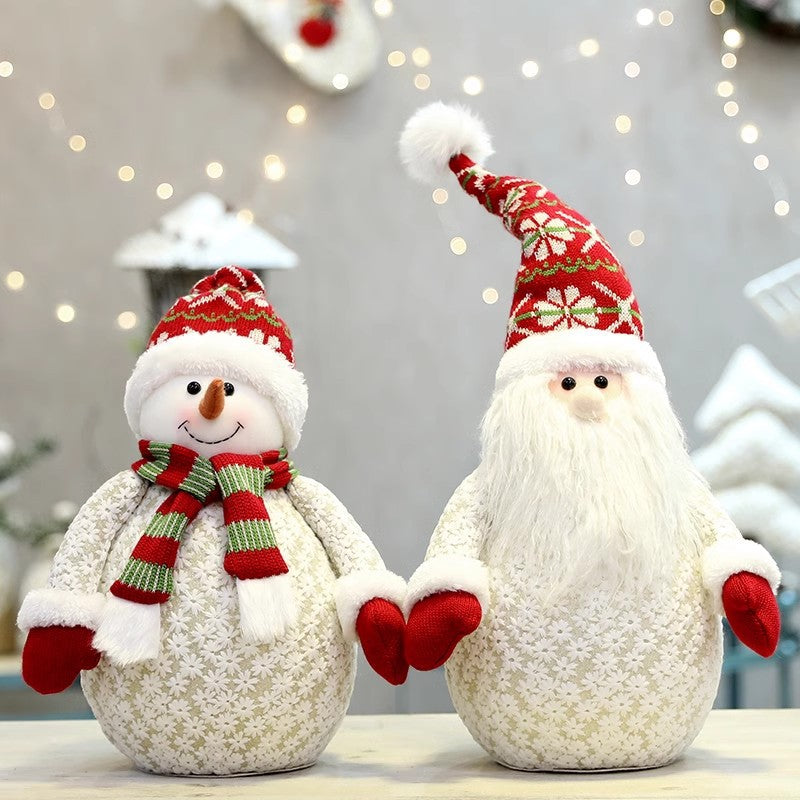 Whimsical Snowman Figurine
