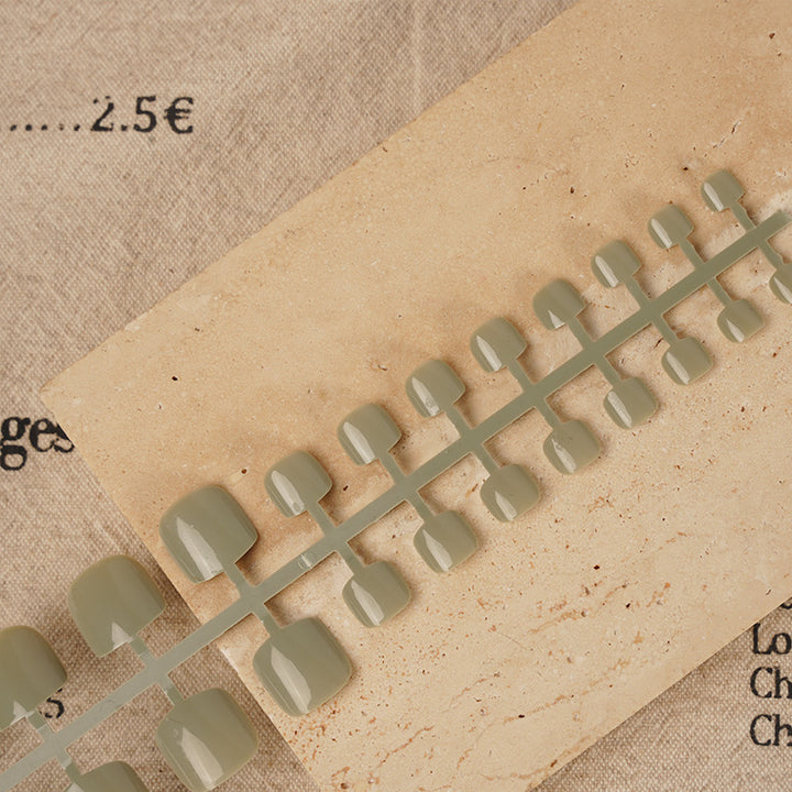 Elegant Square Press-On Nail Set