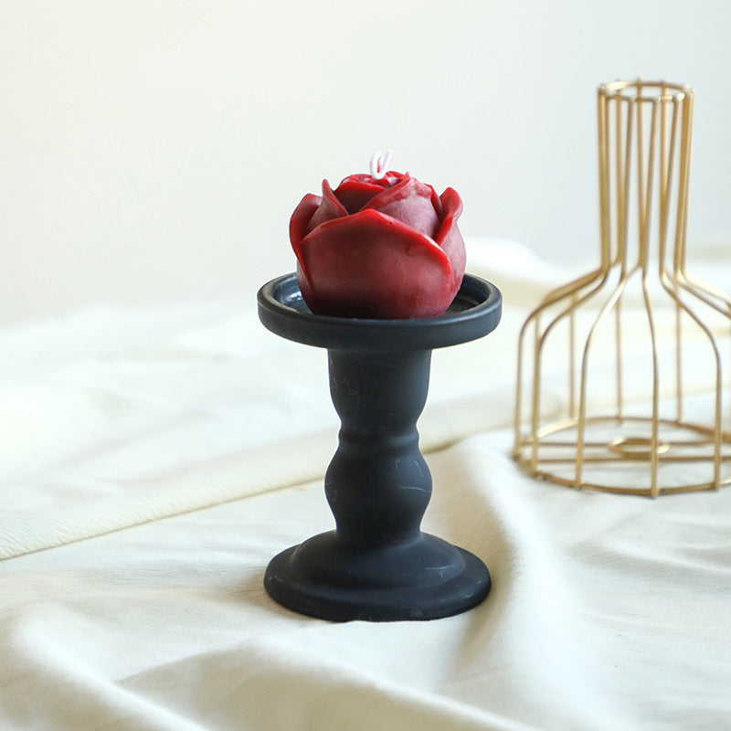 Twisted Spiral Taper Candle Pair Decorative Scented Home Accent