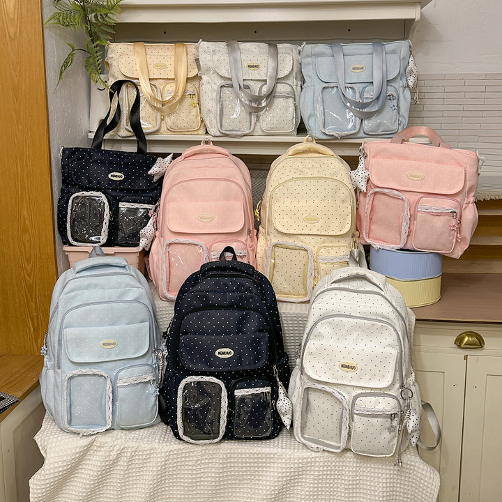 Stylish Multi-Pocket Patterned Backpack Kalsten