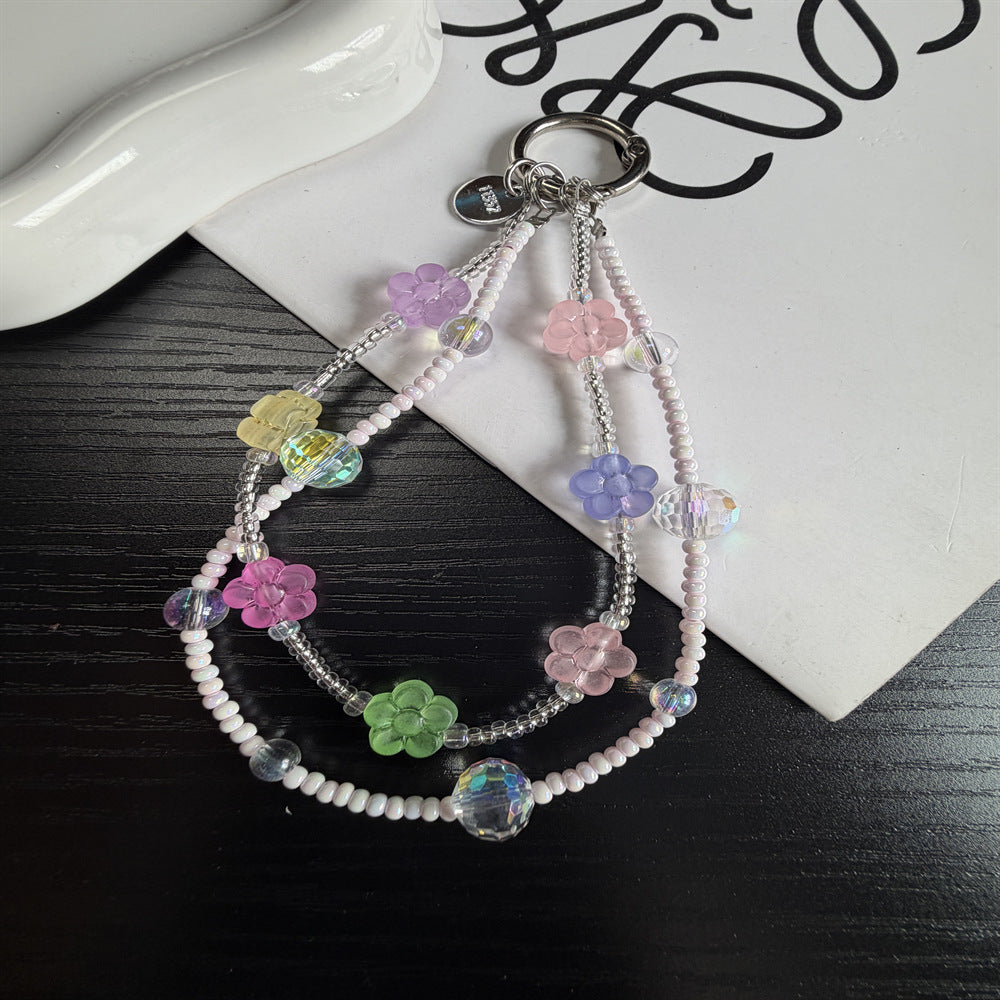Playful Beaded Charm Keychain Kalsten