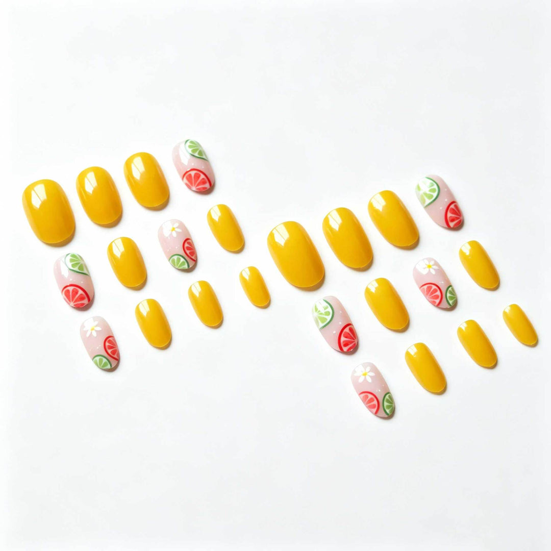Creative Citrus-Inspired Nail Art Kit