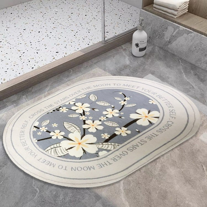 Abstract Inspirational Bathroom Mat Kalsten