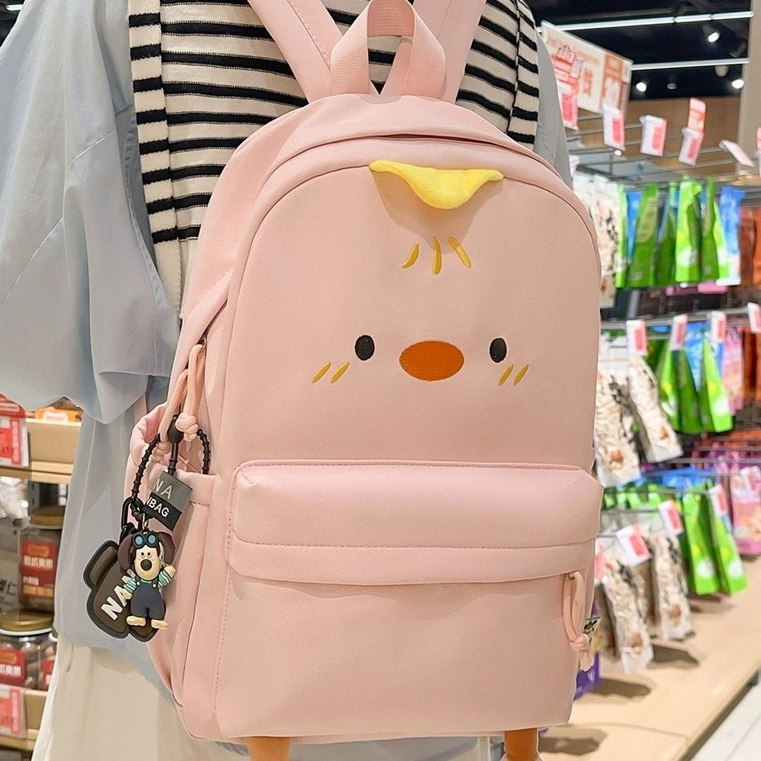 Creative Designed Backpack with Plush Applications Kalsten