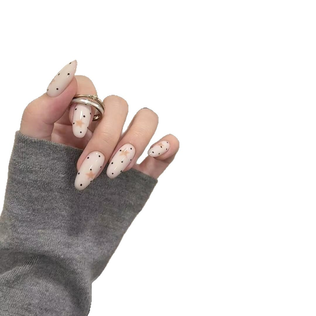 Artistic Press-On Nail Design