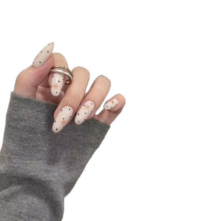 Artistic Press-On Nail Design