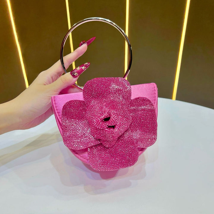 Floral Embellished Evening Handbag