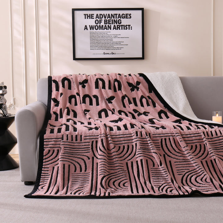 Chic Floral Pattern Throw Blanket Kalsten