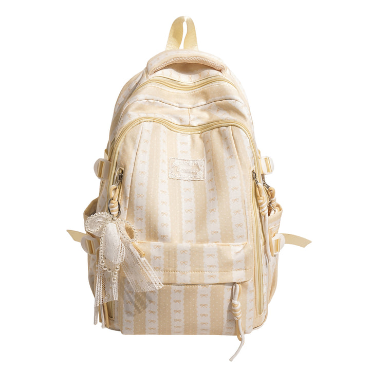 Charming Decorative Bow-Embellished Backpack Kalsten