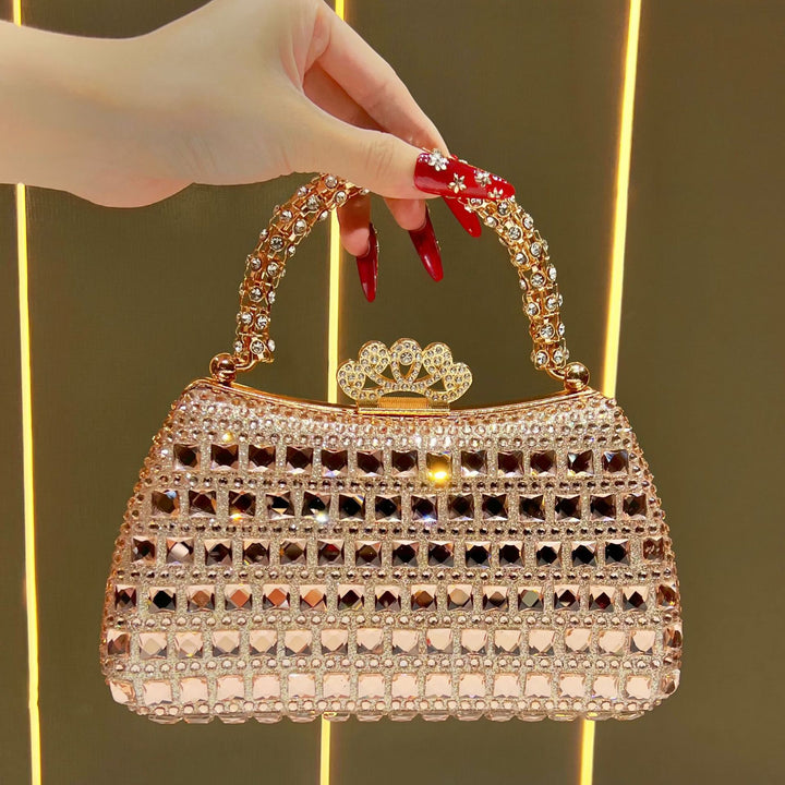 Ornate Studded Evening Handbag