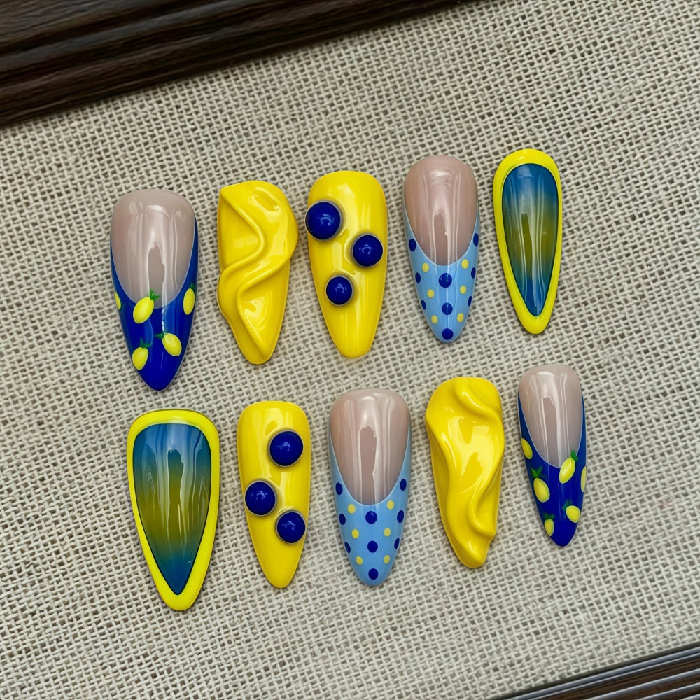 Creative Nail Art Set with Colorful and Unique Designs Kalsten