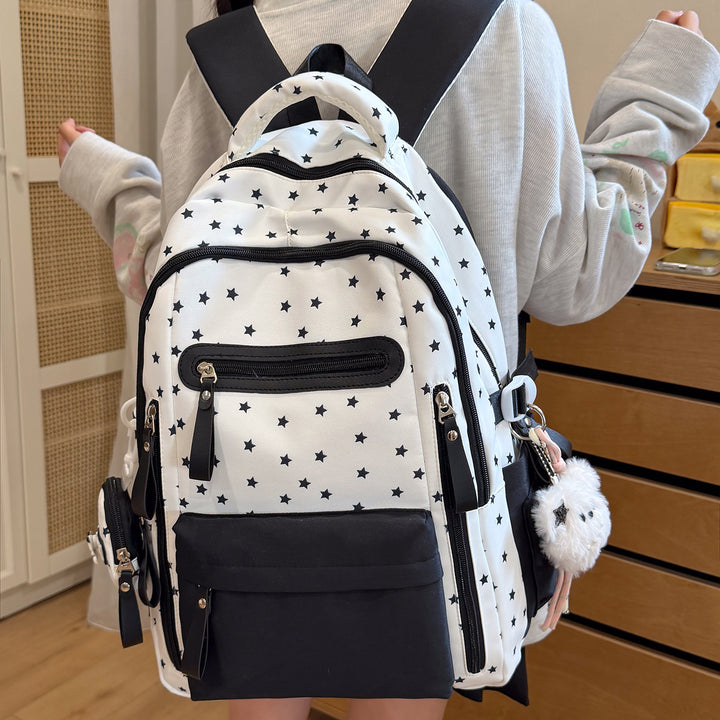 Stylish Star-Embellished Fashion Backpack Kalsten