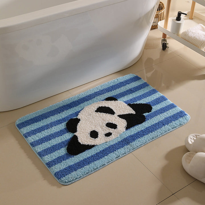 Cute Panda Design Bath Mat Kalsten