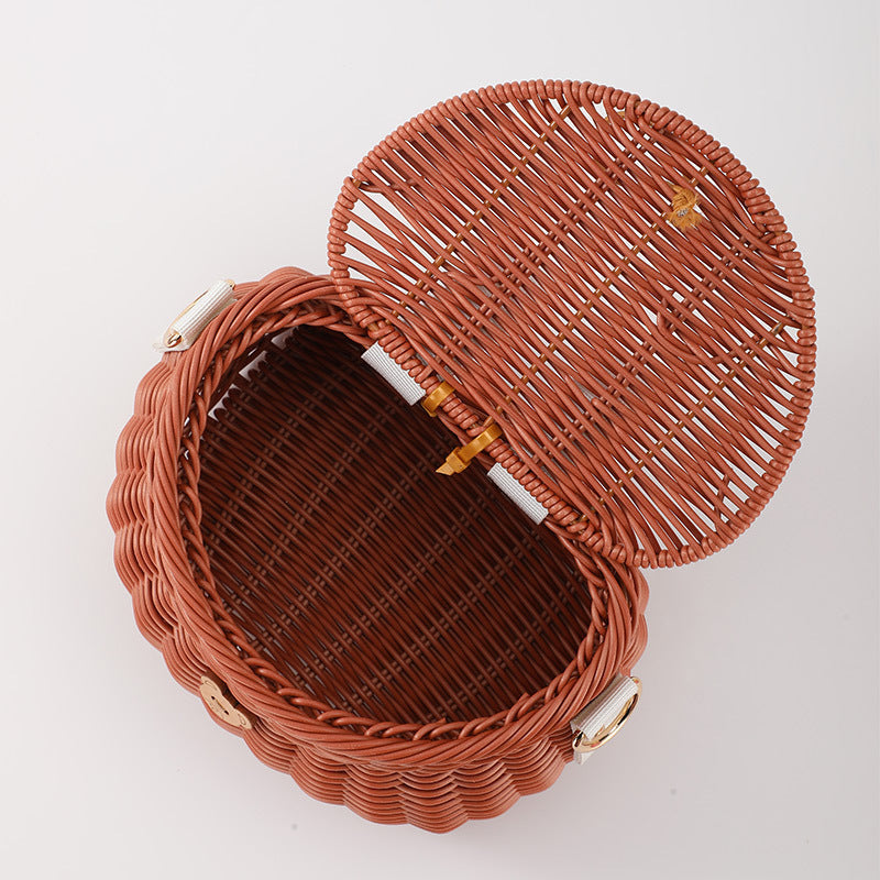 Cute Animal-Themed Woven Storage Basket Kalsten