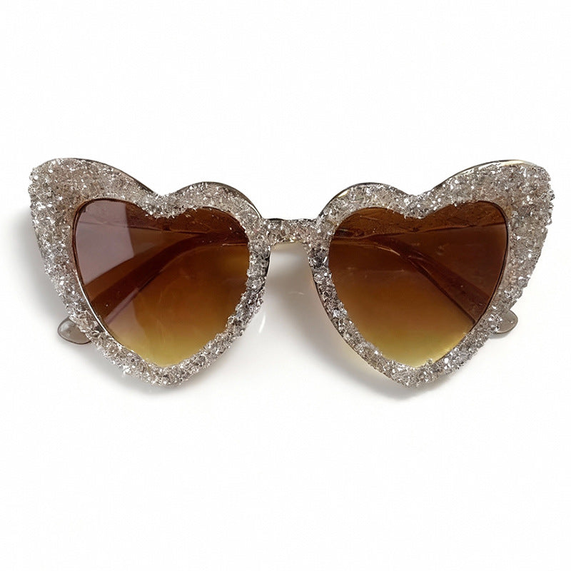 Sparkling Heart-Shaped Sunglasses Kalsten