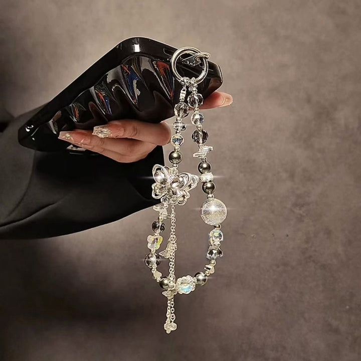 Decorative Crystal Butterfly Charm Keychain Kalsten