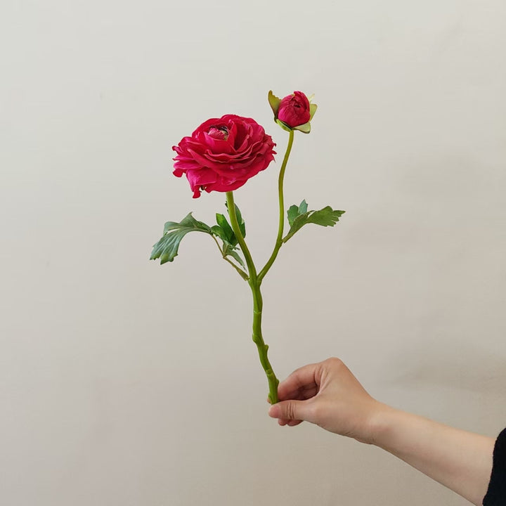 Premium Realistic Garden Rose Stem