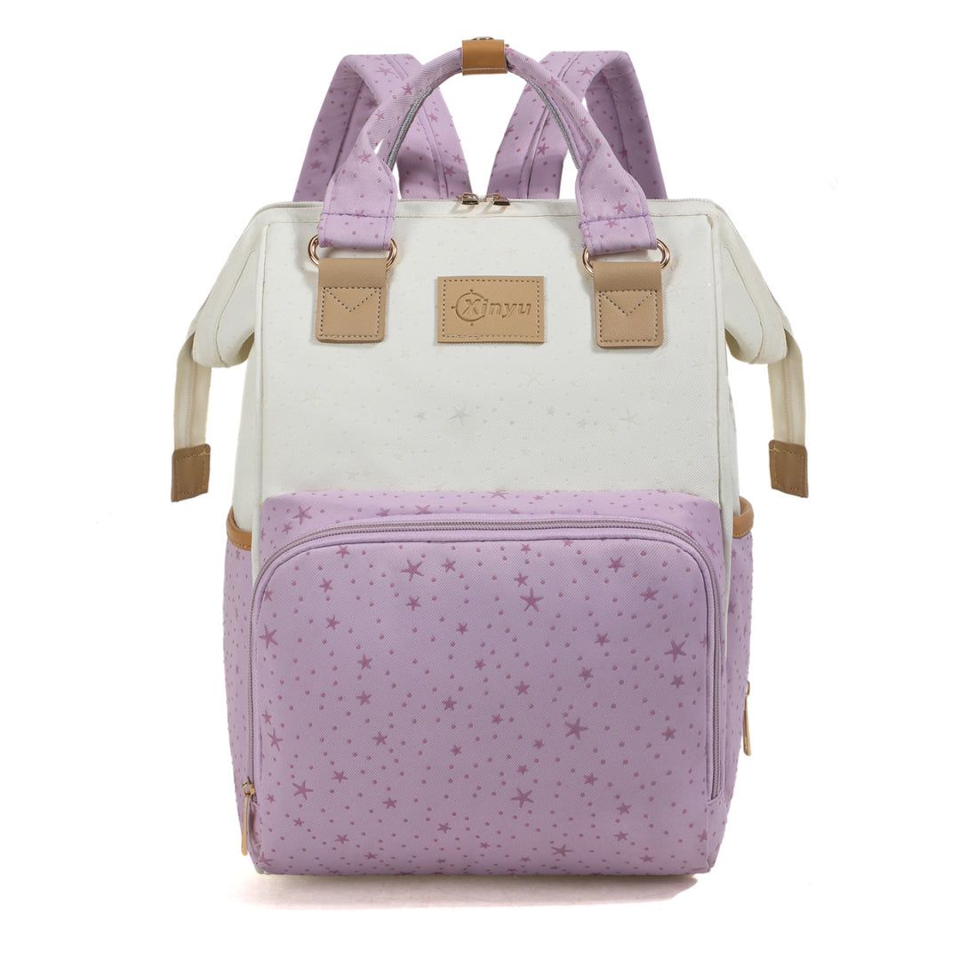 Star-Patterned Multi-Compartment Backpack Kalsten