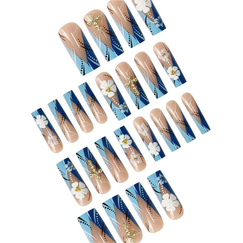Decorative 3D Floral Nail Art Extensions Kalsten
