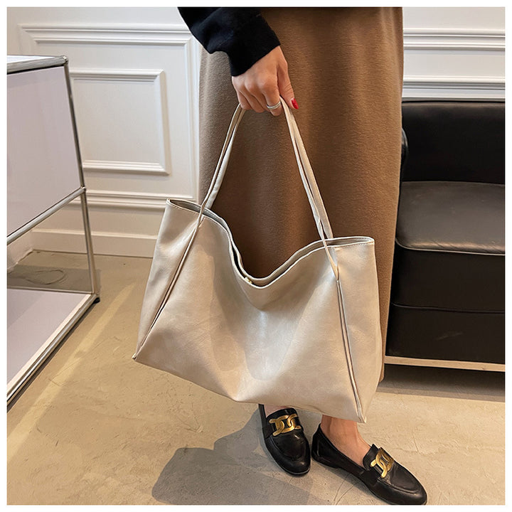 Casual Vegan Leather Shoulder Bag