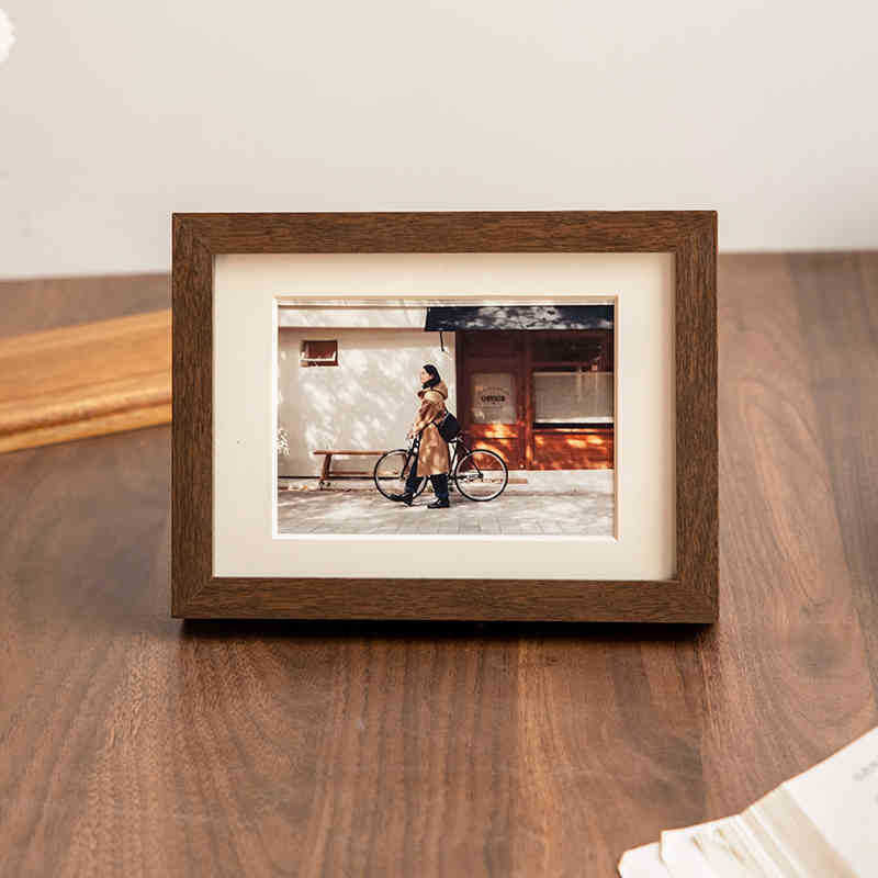 Elegant Wooden Photo Display Frame for Home