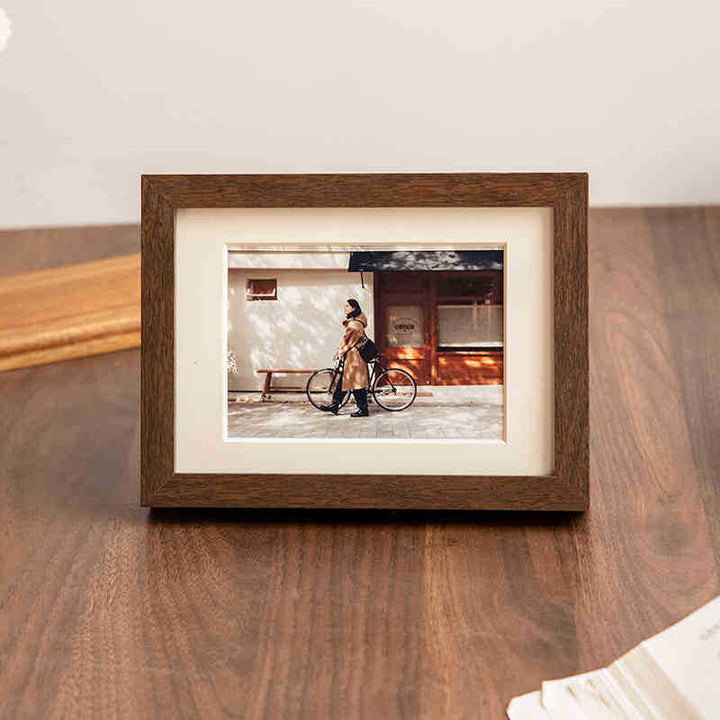 Elegant Wooden Photo Display Frame for Home