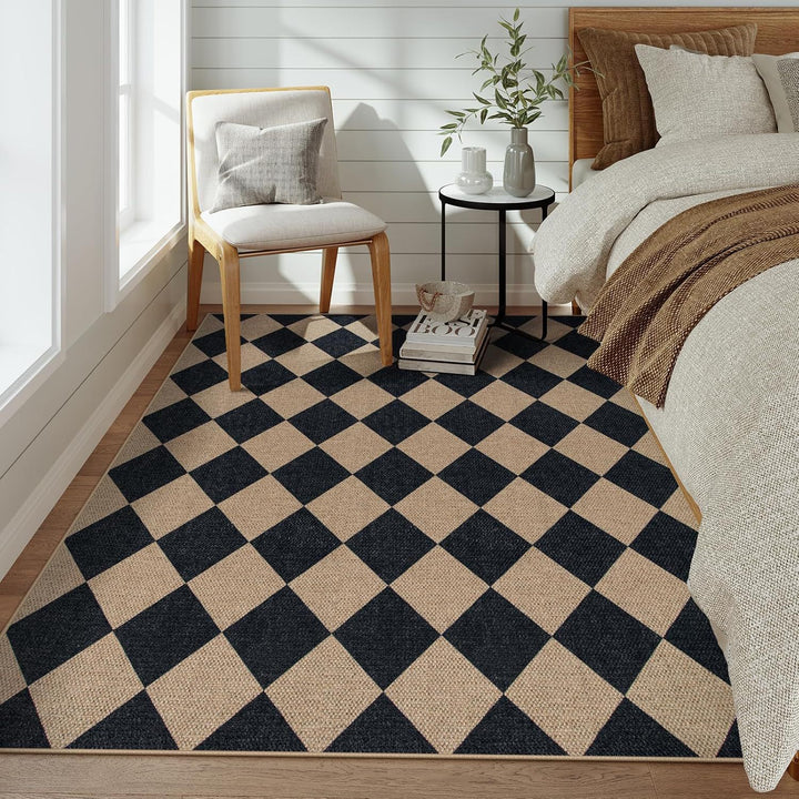 Stylish Diamond Pattern Outdoor Area Rug Kalsten