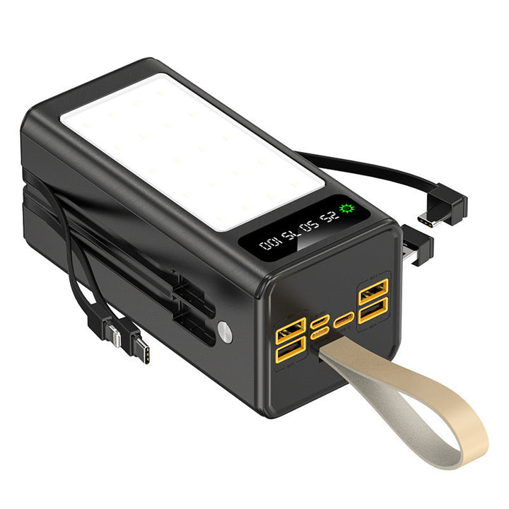 Portable power bank with advanced charging technology and digital display options Kalsten